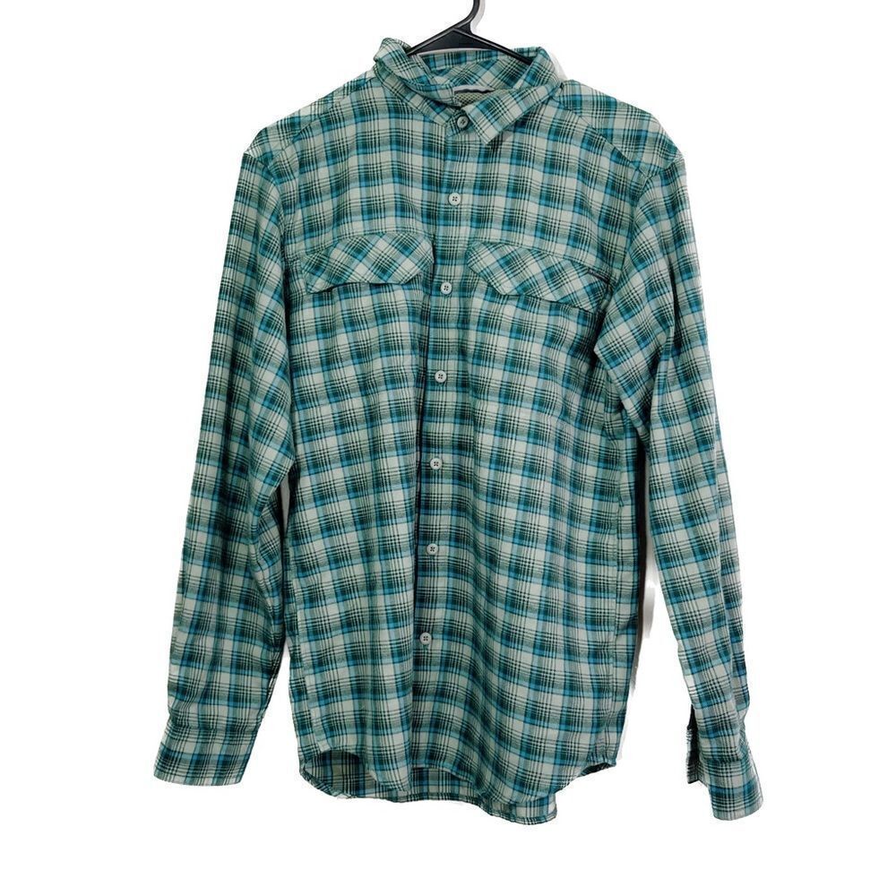 Columbia men’s size‎ small casual button front long sleeve plaid shirt